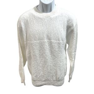 NWT Vintage Isle of‎ Cotton Men’s Golf Pullover Sweater Size Med White